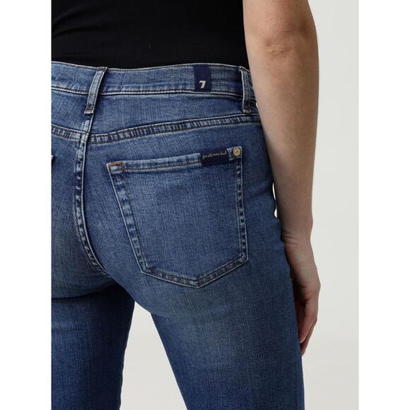 7 For All Mankind Jeans Woman Blue - Picture 3 of 3